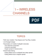 Unit I E28093 Wireless Channels