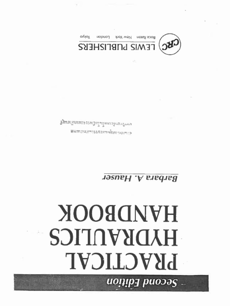 Practical Hydraulics Handbook PDF