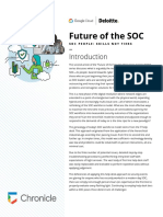 Deloitte and Chronicle Future of The SOC-Skills Before Tiers