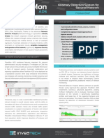 Anomaly Detection System For Secured Network: Product Brief