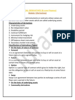 Module I (Derivatives)