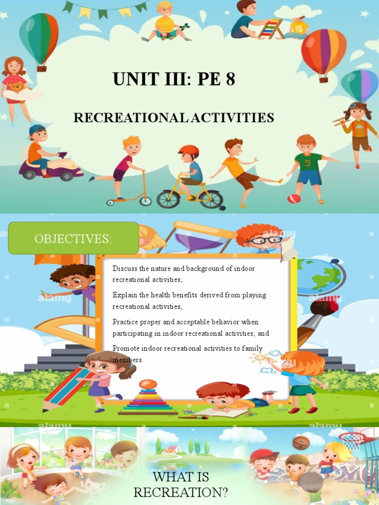 Indoor Recreational Activities Overview | PDF | Chess | Abstract ...