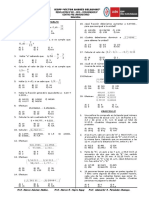 Prácticas de matemática con ejercicios de decimales, fracciones y porcentajes