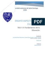 Ensayo Fundamentos de la Educacion