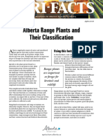 Alberta Range Plants and Their Classification: Using This Factsheet