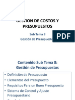 8 Sub Tema Gestion de Presupuestos - Maira Parra