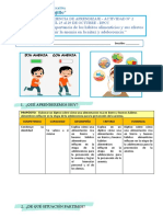 ACTIVIDAD #02 - 1er Grado Del 25 Al 29 de Octubre