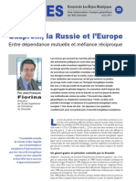 Gazprom, la Russie et l’Europe - Note d’analyse géopolitique n°22