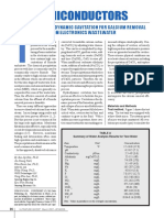 Semiconductors: The Use of Hydrodynamic Cavitation For Calcium Removal From Electronics Wastewater