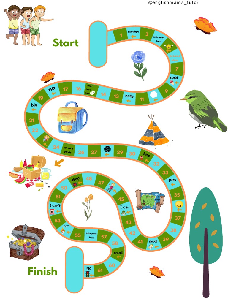 Opposites Game Printable Guide | PDF