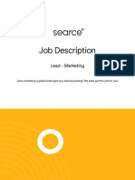 Job Description: Lead - Marketing