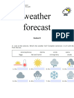 Weather Forecast Student B