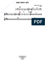 ADIOS COMPAY GATO - GUARACHA - Trompeta en Sib 1