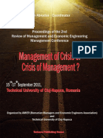 Crisis of Management - MRA