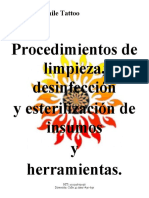 2 Procedimientos de Limpieza Desinfección y Esterilización