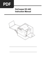 Download Duplo DC-445 Instruction Manual Creasing DC-445 by Rene Chinh Nguyen SN56789359 doc pdf