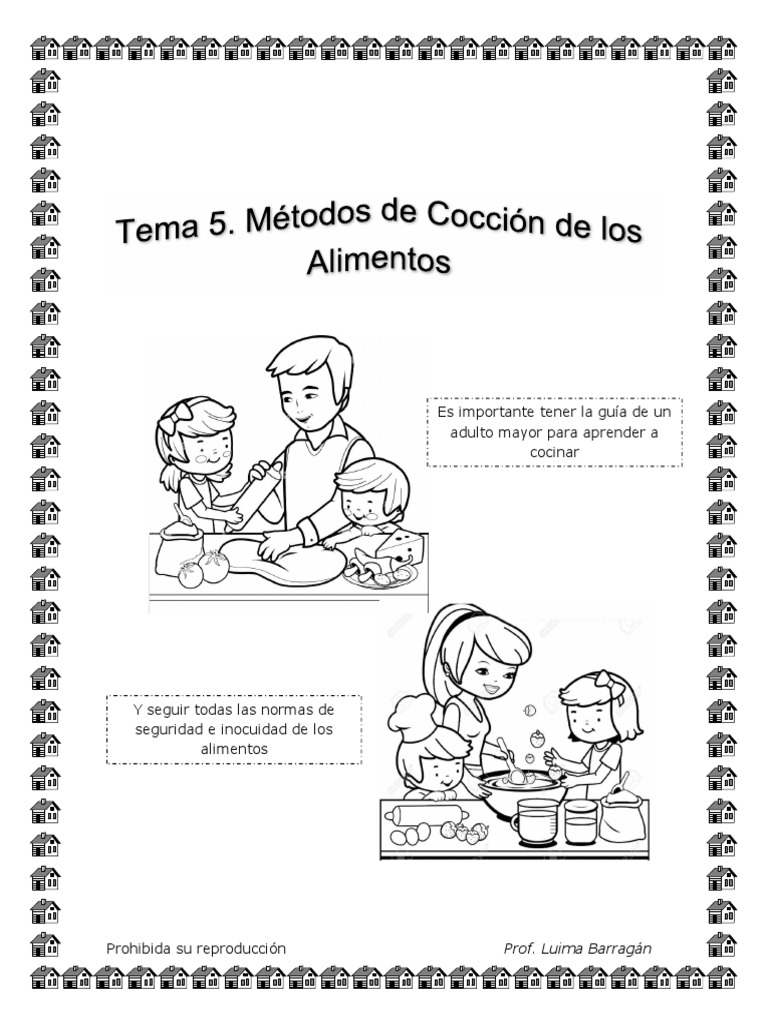 Tema Métodos de Cocción | PDF | Alimentos | Cocinando