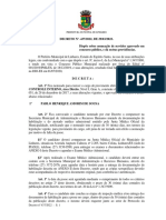 Nomeação de servidor aprovado em concurso