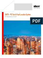 OWTS - PD Test & Fault Location System: DAC Measurement Acc. IEC 60270