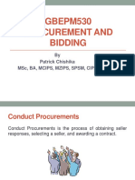 4 Conduct Procurements