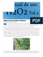 Manual de Uso del Peróxido de Hidrógeno II: Aplicaciones y Dosificaciones