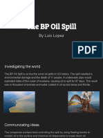 Luis Lopez - The BP Oil Spill