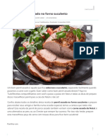 Pernil No Forno Suculento - Dicas para Temperar e Assar!