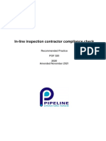 In-Line Inspection Contractor Compliance check-RP POF 320