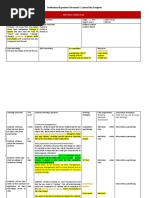 Professional Experience Document 1: Lesson Plan Template