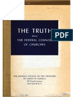 The Truth About The Federal Council of Churches
