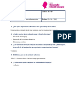 Preguntas 1 - La Literatura Como Fuente de Aprendisaje en Los Niños