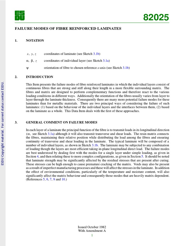 Esdu 82025a PDF Strength Of Materials Fracture