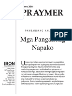 IBON Praymer Enero 2011 Pangakong Napako