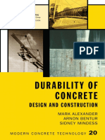Mark Alexander (Author) - Arnon Bentur (Author) - Sidney Mindess (Author) - Durability of Concrete - Design and Construction-CRC Press (2017)