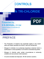 Risks & Controls OF Nitrogen Tri-Chloride: Presented by