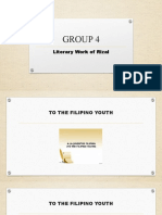 GROUP 4 - Literary Works of Rizal