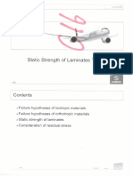 Static strength of laminates training