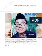 Khutbah Idul Fitri 2020 Bahasa Jawa: Sabar Hadapi Ujian Covid