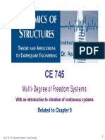 Multi-Degree of Freedom Systems: Related To Chapter 9
