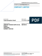 Cladish & Company Limited: Annual Accounts Provided by Level Business For