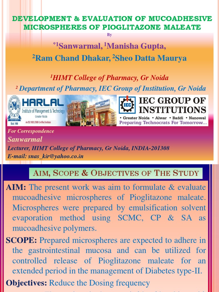 Mucoadhesive microspheres thesis image