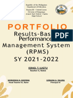 Portfolio: Results-Based Performance Management System (RPMS)