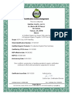 OTCO - Certificate Nutrilite