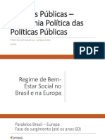 Aula 10 - Estudo Comparado Welfare Brasil - Europa