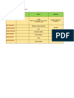 Semana 1 Horario