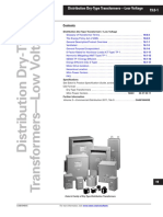 Distribution Dry-Type Transformers-Low Voltage