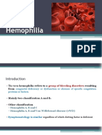 Hemophilia: Presented By, Mrs. Arifa T N Child Health Nursing Second Year M.SC Nursing Mims Con