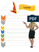 Voto de Los CONQUISTADORES