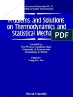 Problems and Solutions On Thermodynamics and Statistical Mechanics