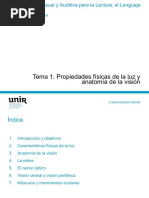 181806tema 1A Propiedades Físicas de La Luz y Anatomía de La Visión